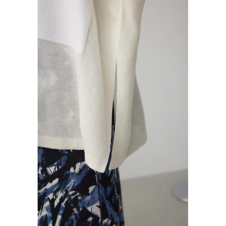 バイカラーワイドルーズニット | AZUL BY MOUSSY | 詳細画像11 