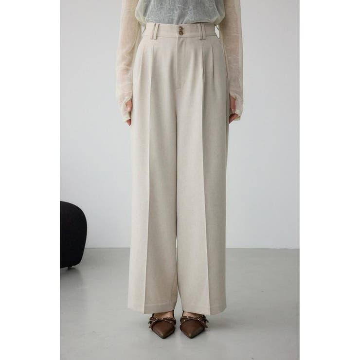 ポリエステルリネンミックスワイドパンツ | AZUL BY MOUSSY | 詳細画像17 