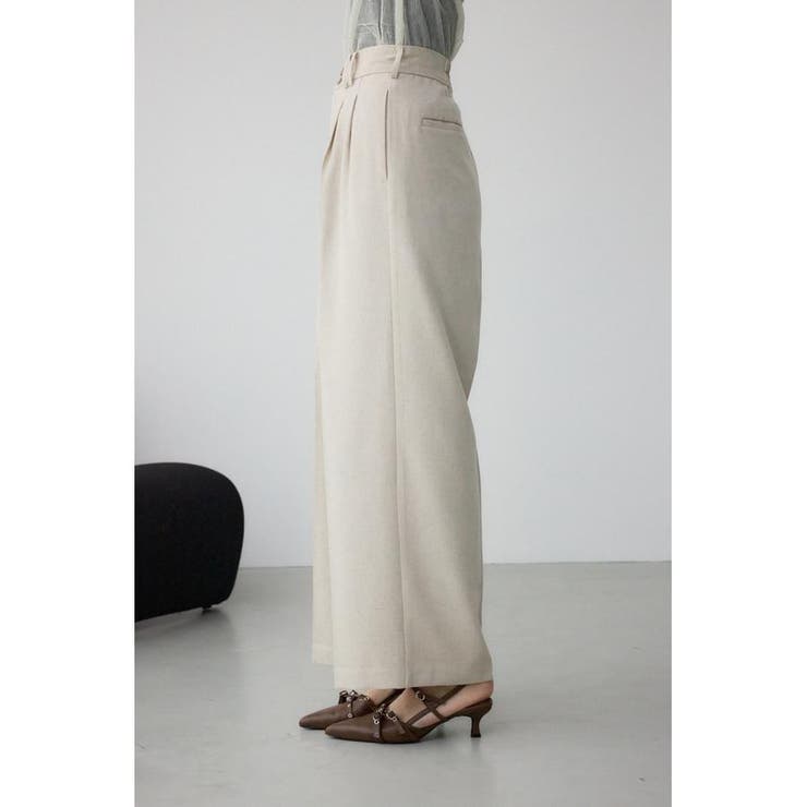 ポリエステルリネンミックスワイドパンツ | AZUL BY MOUSSY | 詳細画像18 