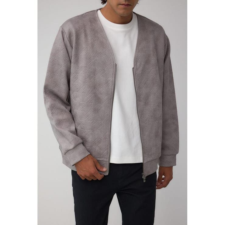 GRY | フクレジャガードカーディガン | AZUL BY MOUSSY