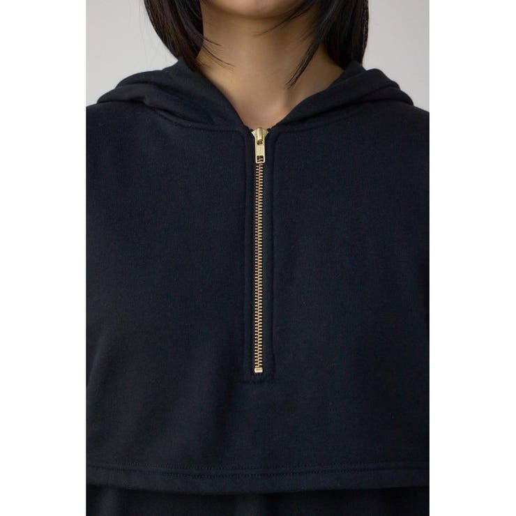 レイヤード風裏起毛フーディーワンピース | AZUL BY MOUSSY | 詳細画像8 