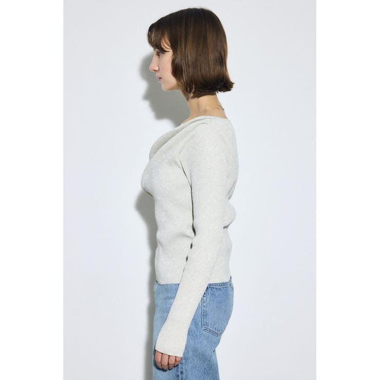 ドレープ長袖ニットトップス | AZUL BY MOUSSY | 詳細画像28 