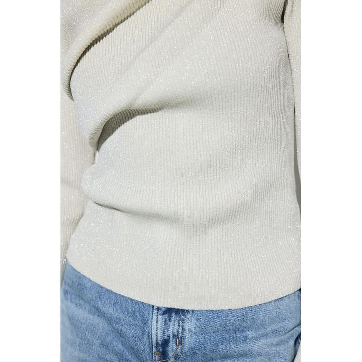 ドレープ長袖ニットトップス | AZUL BY MOUSSY | 詳細画像33 