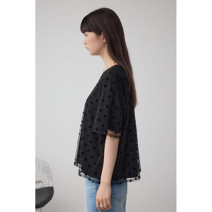チュールアソートTシャツ | AZUL BY MOUSSY | 詳細画像24 