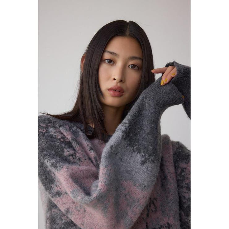 グラデーションジャガードニット | AZUL BY MOUSSY | 詳細画像24 