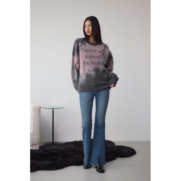 グラデーションジャガードニット | AZUL BY MOUSSY | 詳細画像26 