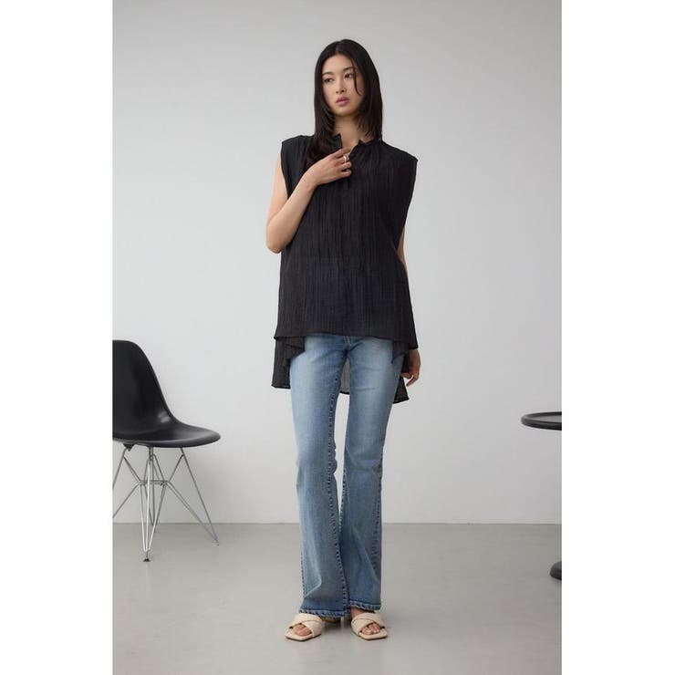 C/T冷感 サイドベルトブラウス | AZUL BY MOUSSY | 詳細画像14 