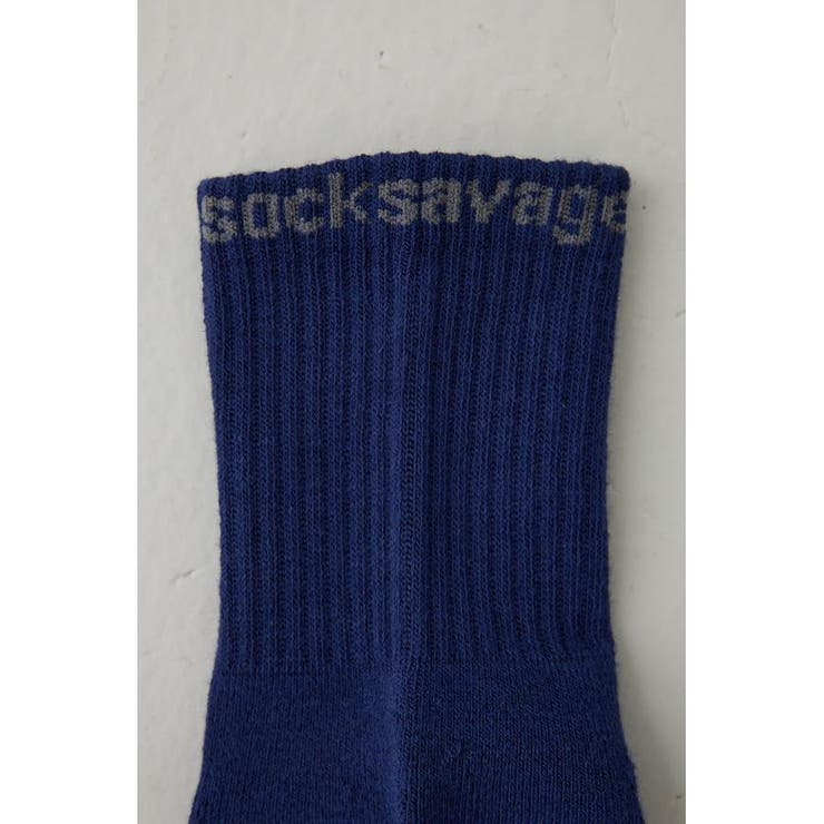 ロゴジャガードミドルソックス | AZUL BY MOUSSY | 詳細画像10 