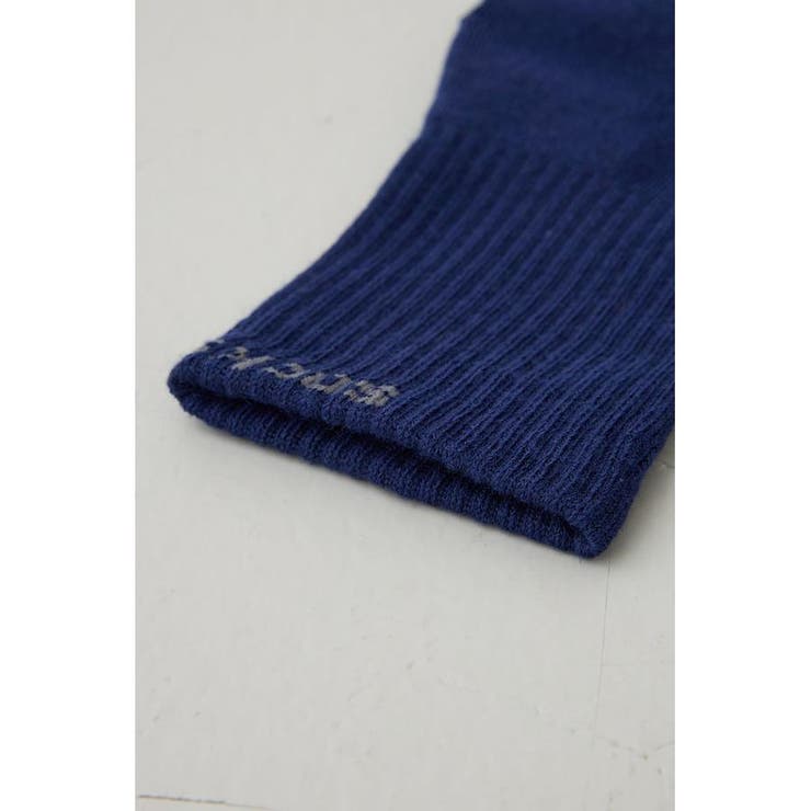 ロゴジャガードミドルソックス | AZUL BY MOUSSY | 詳細画像12 