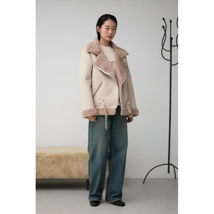 フェイクレザーB3ブルゾン[品番：AZLW0022716]｜AZUL BY MOUSSY