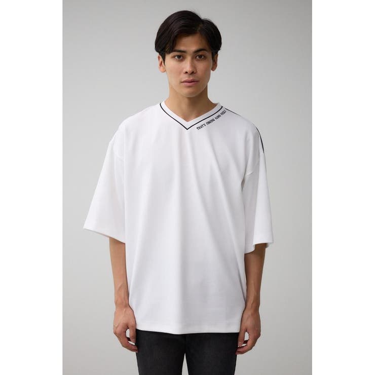 リップルパイピング刺繍T | AZUL BY MOUSSY | 詳細画像5 