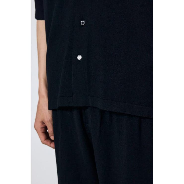 リラックスオープンカラーニットシャツ | AZUL BY MOUSSY | 詳細画像10 