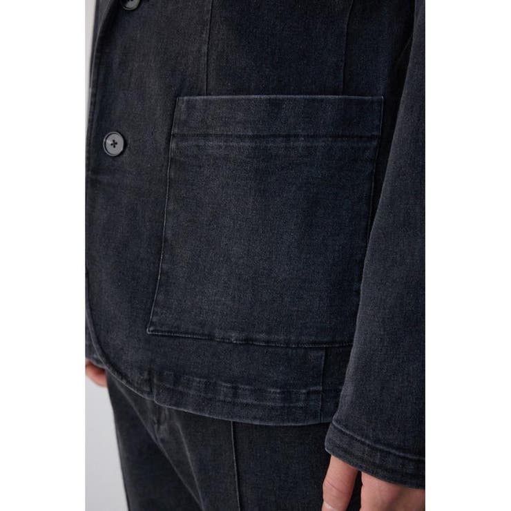 ストレッチデニムテーラードジャケット | AZUL BY MOUSSY | 詳細画像11 