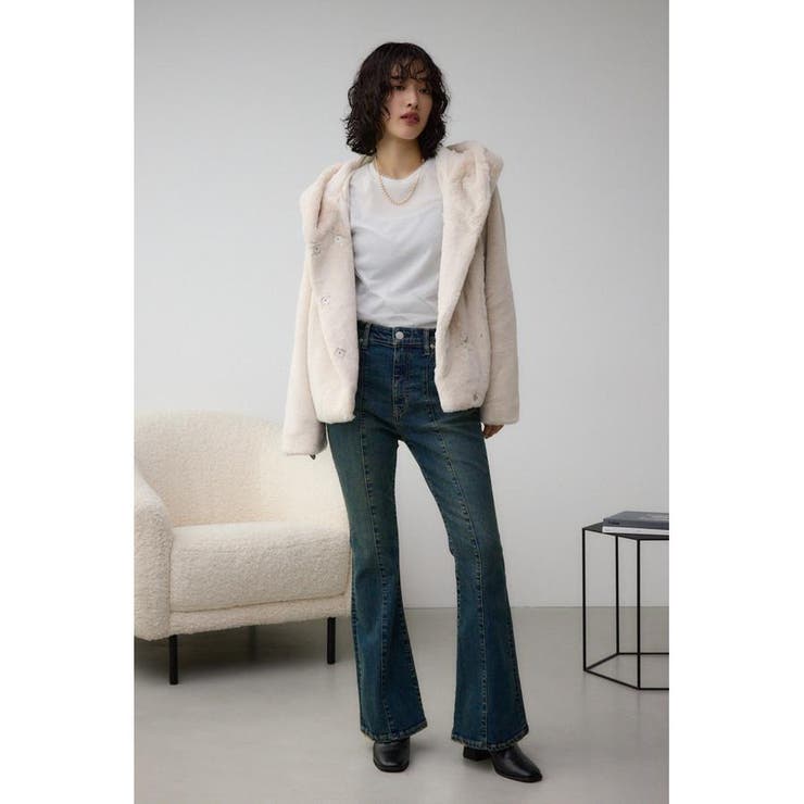 フラッフィーフェイクファーブルゾン | AZUL BY MOUSSY | 詳細画像4 