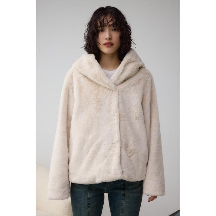 フラッフィーフェイクファーブルゾン | AZUL BY MOUSSY | 詳細画像5 