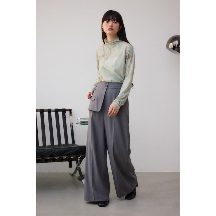 フロントフラップスラックスパンツ | AZUL BY MOUSSY | 詳細画像17 