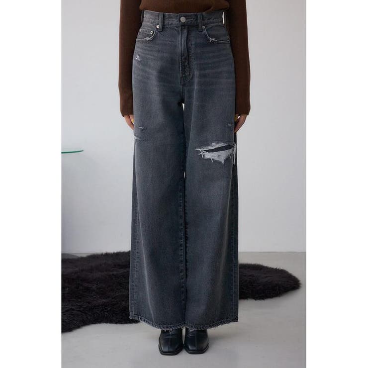 AZUL DENIM リペアワイドデニム | AZUL BY MOUSSY | 詳細画像5 