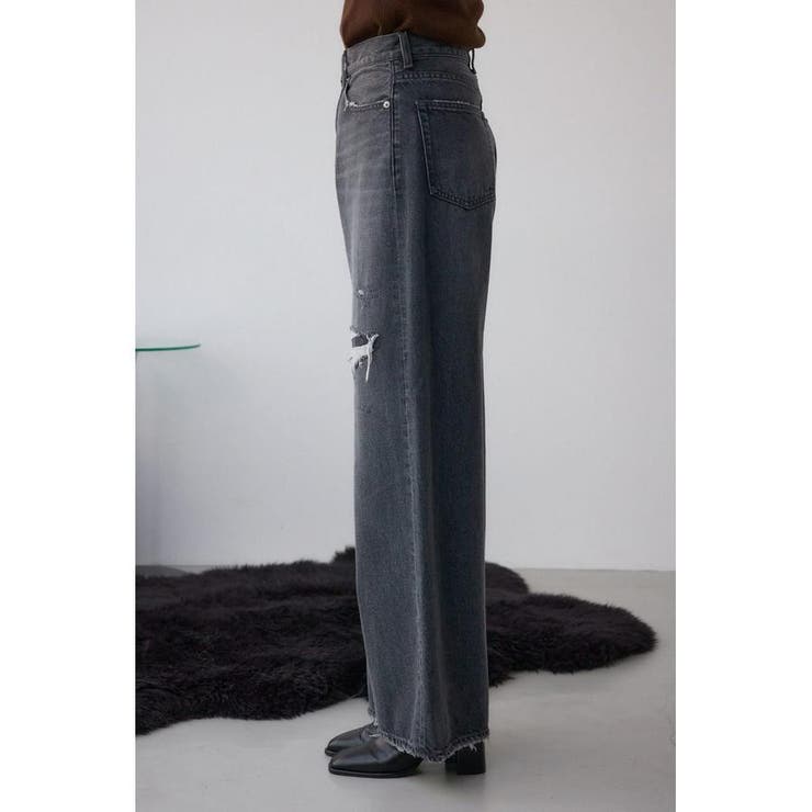 AZUL DENIM リペアワイドデニム | AZUL BY MOUSSY | 詳細画像6 