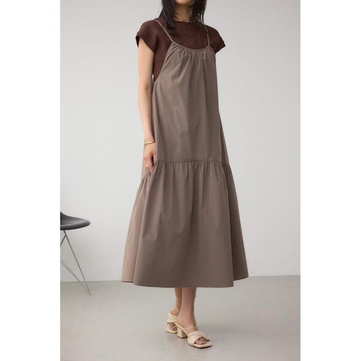 インナーSETフロントギャザーキャミワンピース | AZUL BY MOUSSY | 詳細画像15 