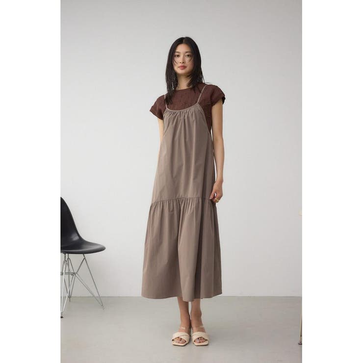 インナーSETフロントギャザーキャミワンピース | AZUL BY MOUSSY | 詳細画像17 