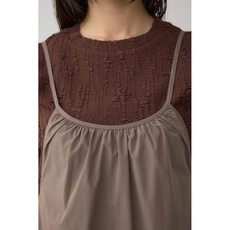 インナーSETフロントギャザーキャミワンピース | AZUL BY MOUSSY | 詳細画像22 