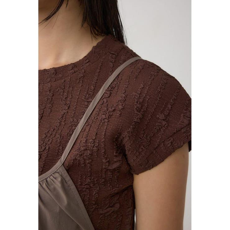 インナーSETフロントギャザーキャミワンピース | AZUL BY MOUSSY | 詳細画像24 