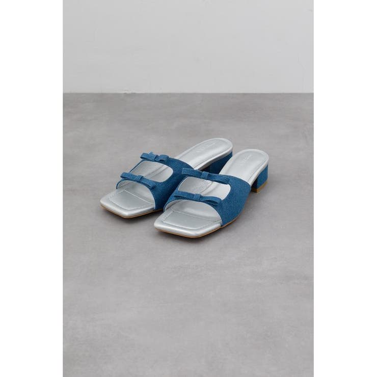 ダブルリボンスクエアトゥサンダル | AZUL BY MOUSSY | 詳細画像13 