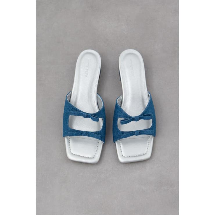 ダブルリボンスクエアトゥサンダル | AZUL BY MOUSSY | 詳細画像15 