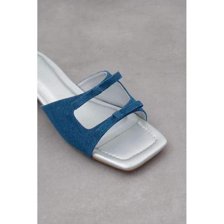 ダブルリボンスクエアトゥサンダル | AZUL BY MOUSSY | 詳細画像17 