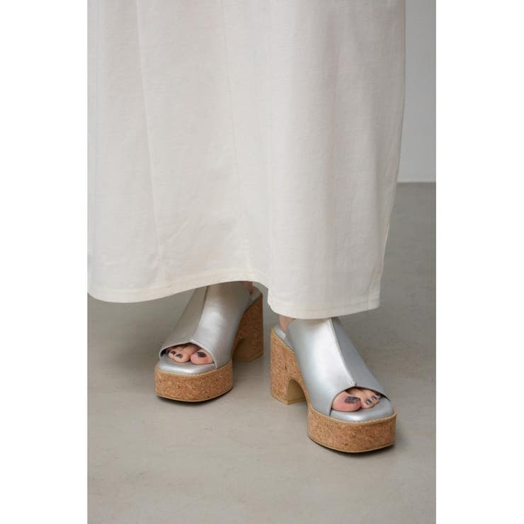 センターシームコルクウェッジサンダル | AZUL BY MOUSSY | 詳細画像20 