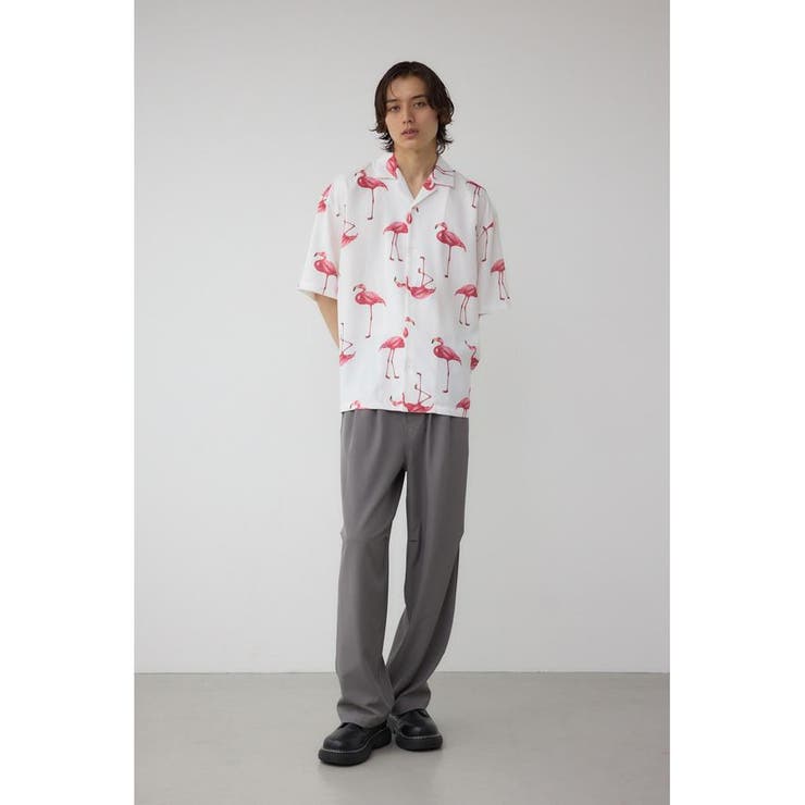 フラミンゴアロハシャツ[品番：AZLW0023543]｜AZUL BY MOUSSY