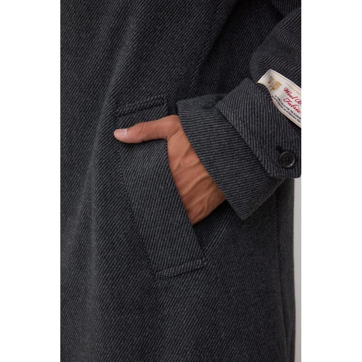 ウール混ステンカラーコート | AZUL BY MOUSSY | 詳細画像41 