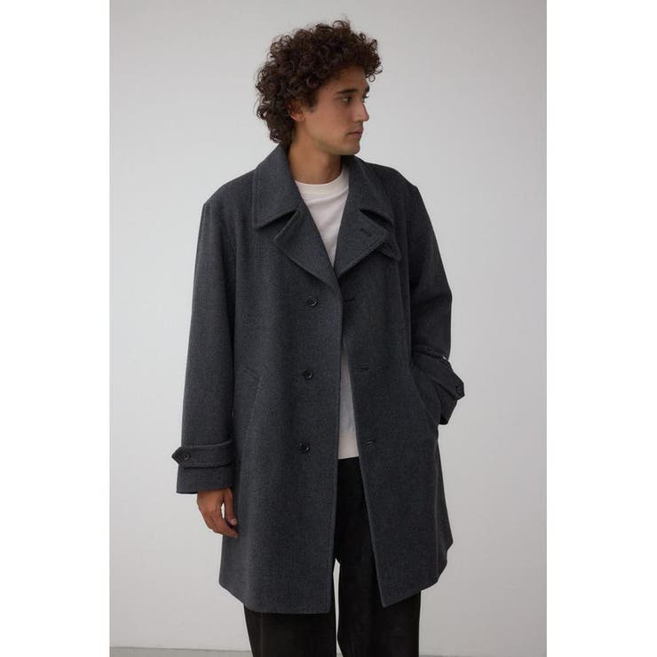 ウール混ステンカラーコート | AZUL BY MOUSSY | 詳細画像33 