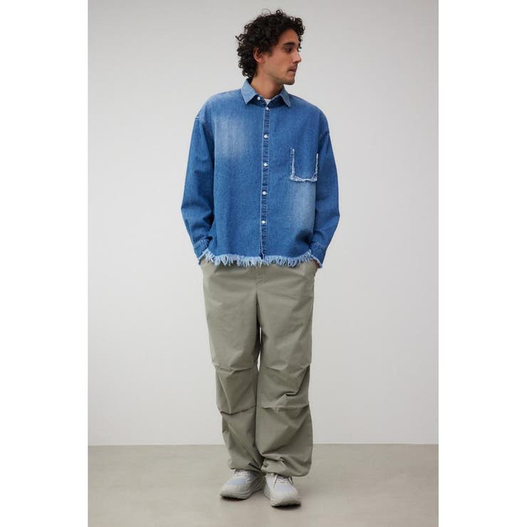 カットオフダメージシャツ[品番：AZLW0021746]｜AZUL BY MOUSSY