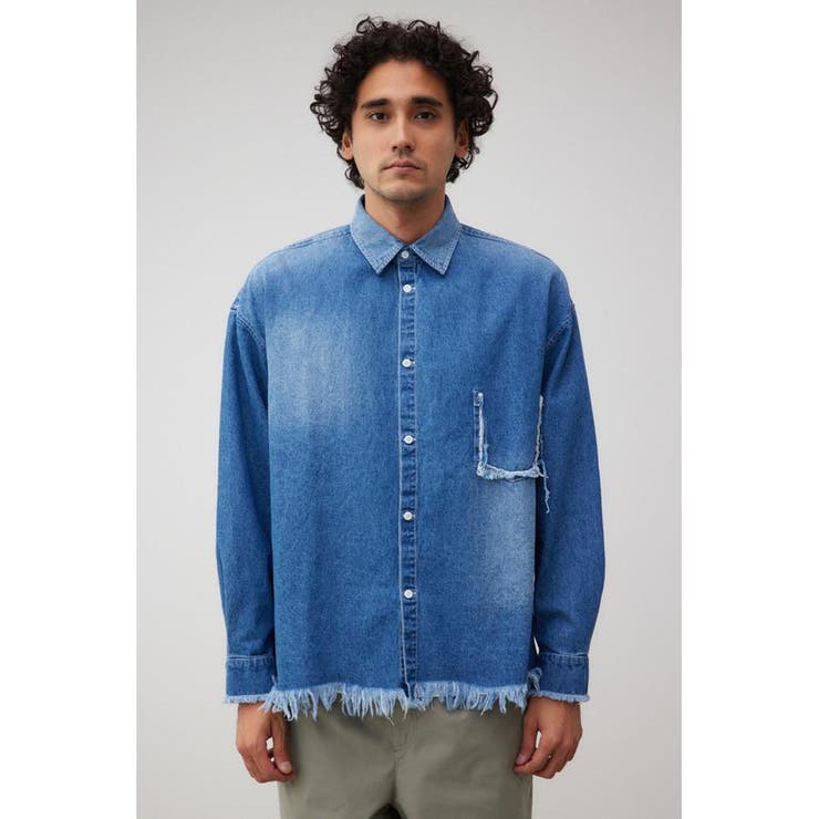 カットオフダメージシャツ[品番：AZLW0021746]｜AZUL BY MOUSSY