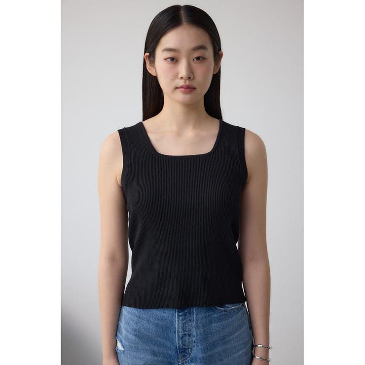 スクエアネックリブタンクトップ | AZUL BY MOUSSY | 詳細画像15 