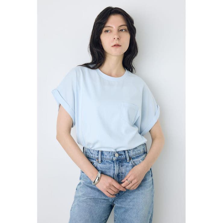 L/BLU1 | バックプリントTシャツ | AZUL BY MOUSSY
