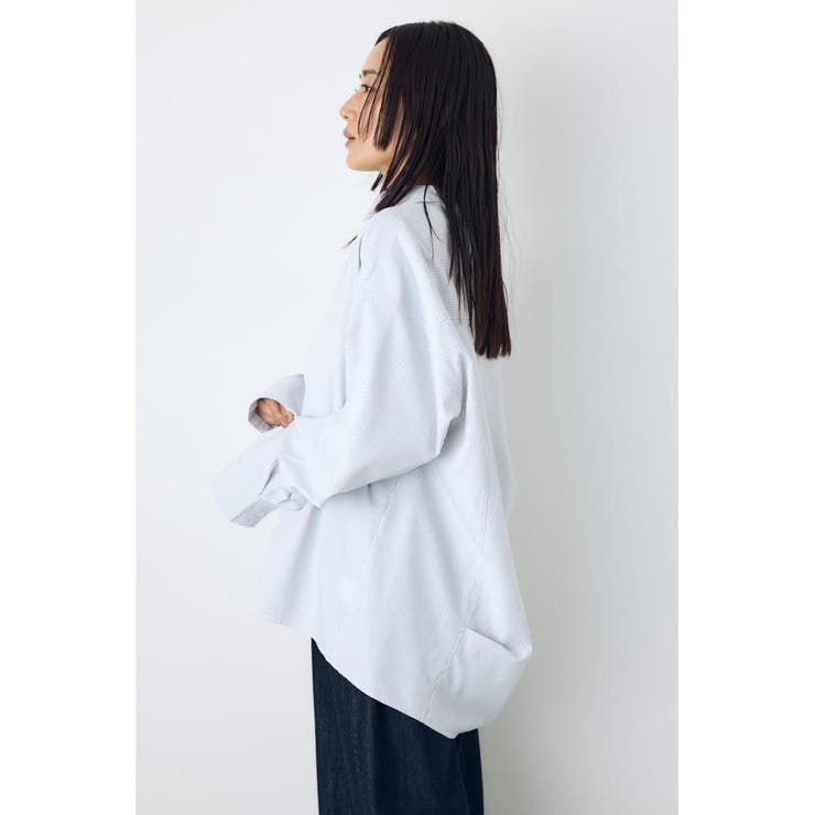 レギュラーカラーオーバーシルエットシャツ | AZUL BY MOUSSY | 詳細画像11 
