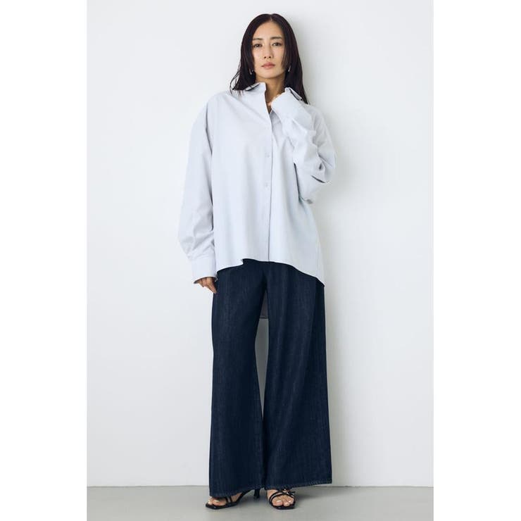 レギュラーカラーオーバーシルエットシャツ | AZUL BY MOUSSY | 詳細画像13 