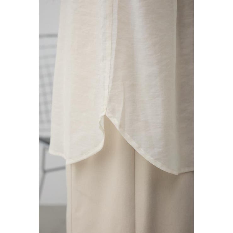 バックスリットシアーオーバーシャツ | AZUL BY MOUSSY | 詳細画像12 