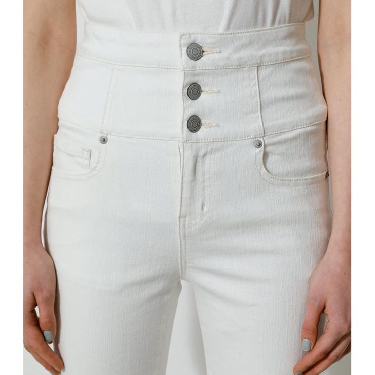 HI-WAIST BUTTON DENIM SKINNY２ | AZUL BY MOUSSY | 詳細画像7 