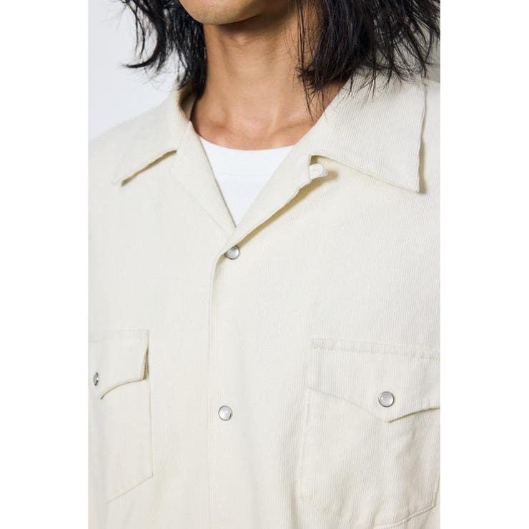 ウェスタンコーデュロイシャツ | AZUL BY MOUSSY | 詳細画像7 