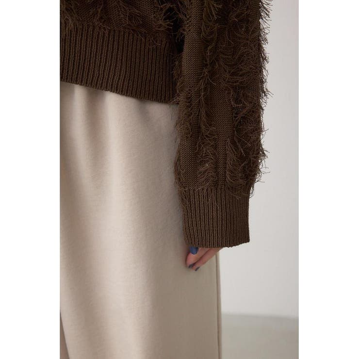 ランダムフリンジニットカーディガン | AZUL BY MOUSSY | 詳細画像20 