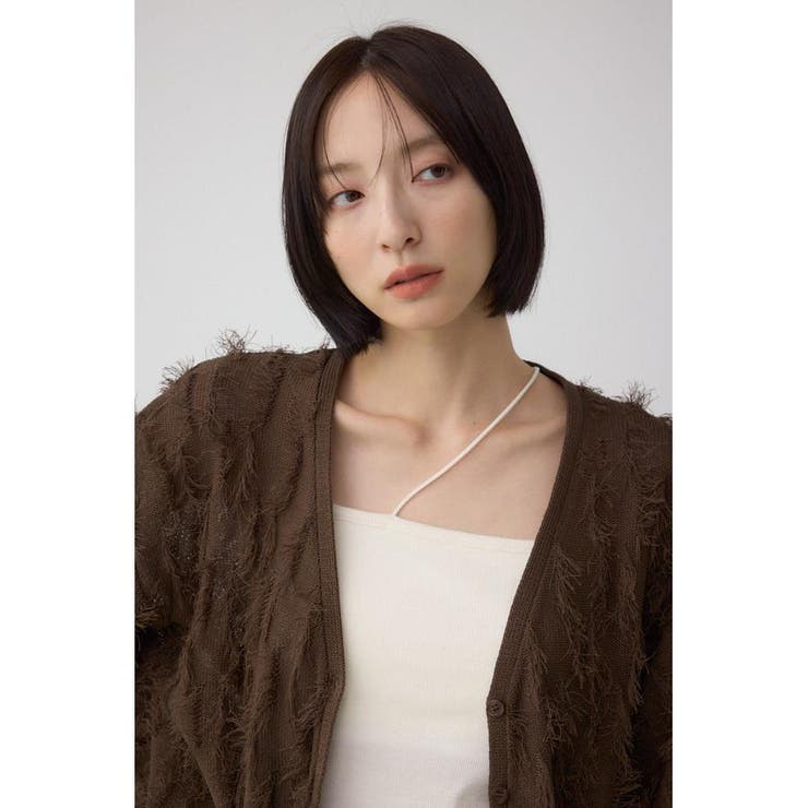 ランダムフリンジニットカーディガン | AZUL BY MOUSSY | 詳細画像12 