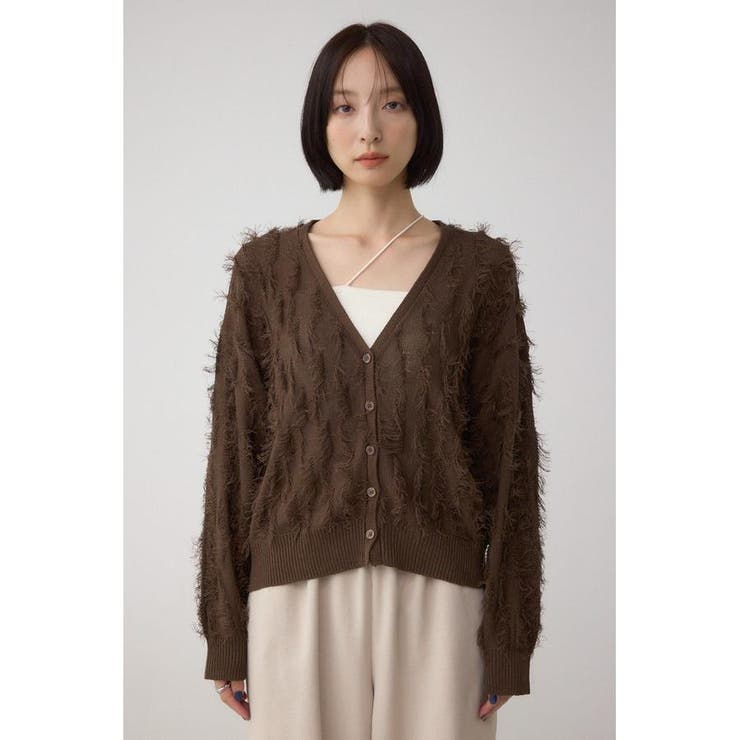 ランダムフリンジニットカーディガン | AZUL BY MOUSSY | 詳細画像15 