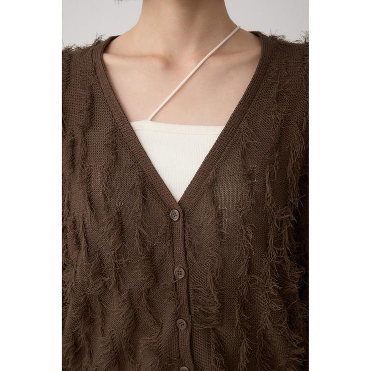 ランダムフリンジニットカーディガン | AZUL BY MOUSSY | 詳細画像18 