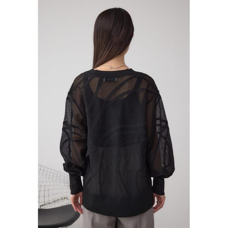 スカシガラニットカーデ | AZUL BY MOUSSY | 詳細画像17 