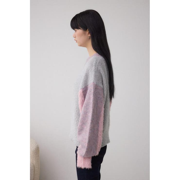 コンビネーションバイカラーニット | AZUL BY MOUSSY | 詳細画像29 