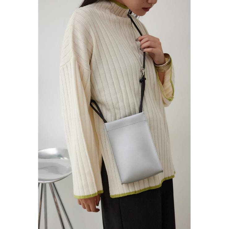 ナローショルダースクエアミニポシェット[品番：AZLW0021572]｜AZUL BY  