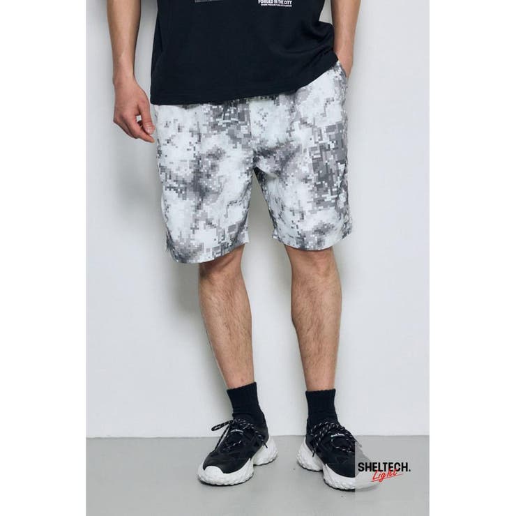 柄GRY5 | SHELTECH Light ショートパンツ | AZUL BY MOUSSY